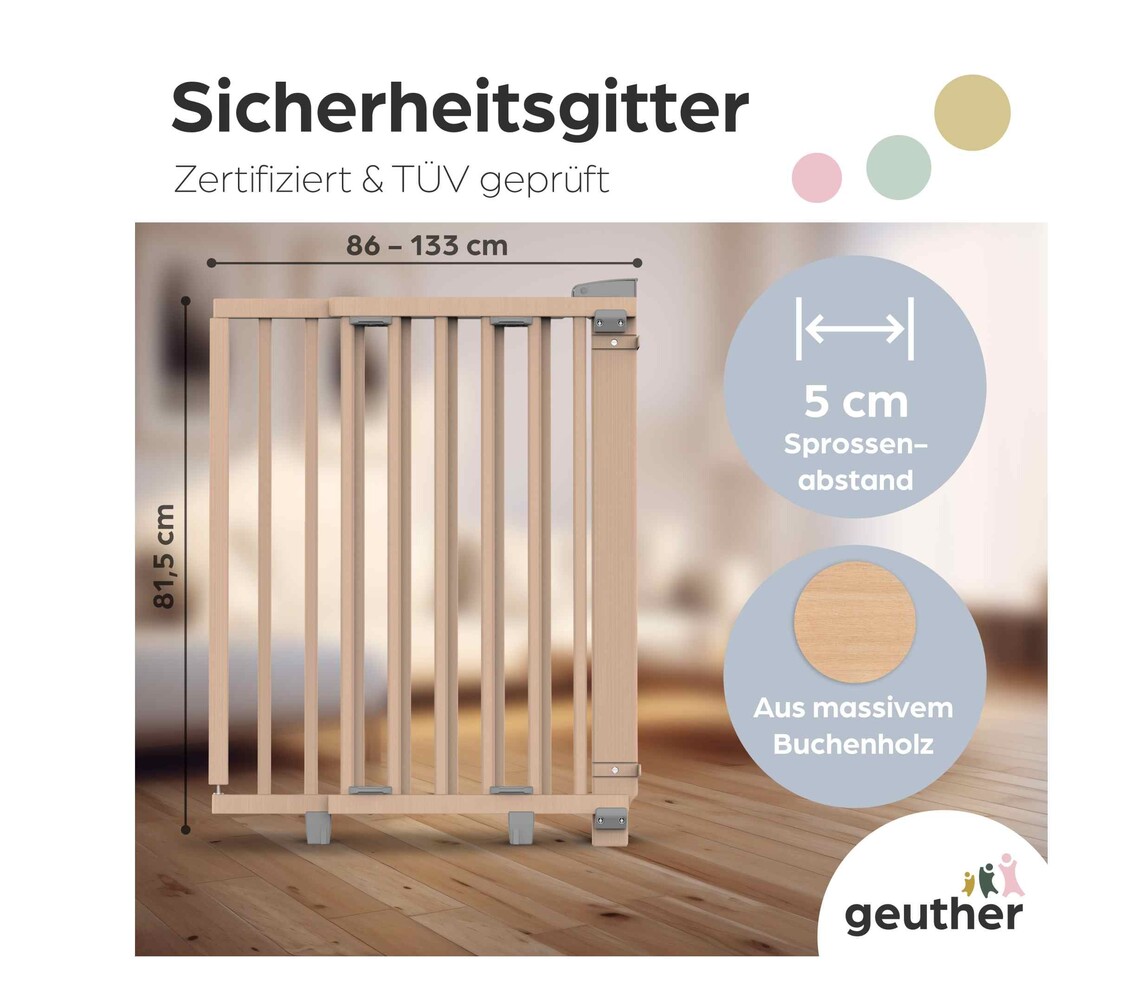 Geuther Geuther Treppenschutzgitter Oris 2734+ 78,5 - 133 cm