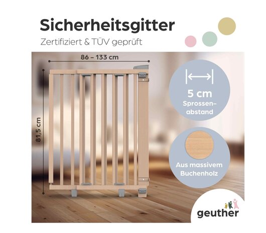 Geuther Geuther Treppenschutzgitter Oris 2734+ 78,5 - 133 cm