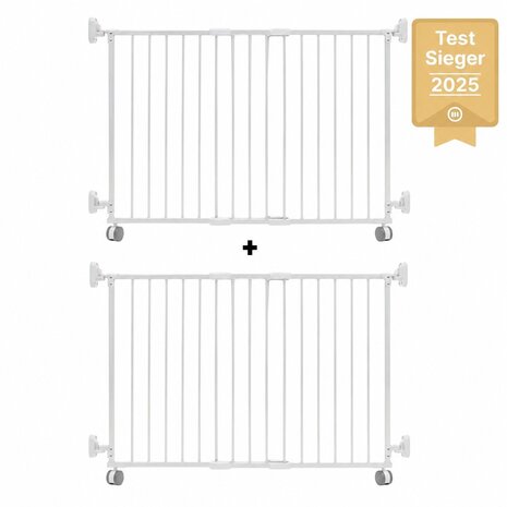 SafetyThings SafetyThings Treppenschutzgitter SG-86 2 Türen 160 - 260 cm SafetyThings SafetyThings Treppenschutzgitter SG-86 2 Türen 160 - 260 cm