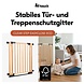 Hauck Hauck Clear Step N Easyclose Eco Beech Treppenschutzgitter 75 - 80 cm Hauck Hauck Clear Step N Easyclose Eco Beech Treppenschutzgitter 75 - 80 cm
