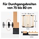 Hauck Hauck Clear Step N Easyclose Eco Beech Treppenschutzgitter 75 - 80 cm Hauck Hauck Clear Step N Easyclose Eco Beech Treppenschutzgitter 75 - 80 cm