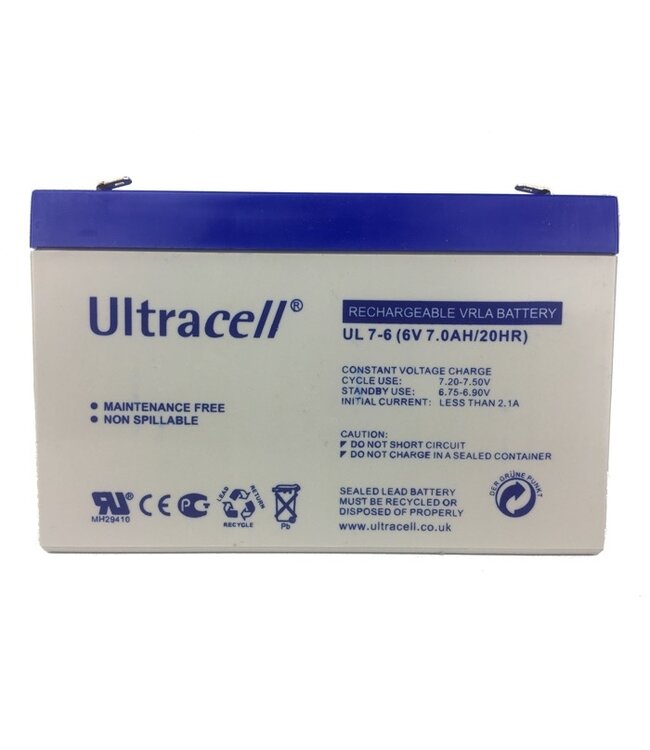 Ultracell Batterie 6 Volt, 7Ah