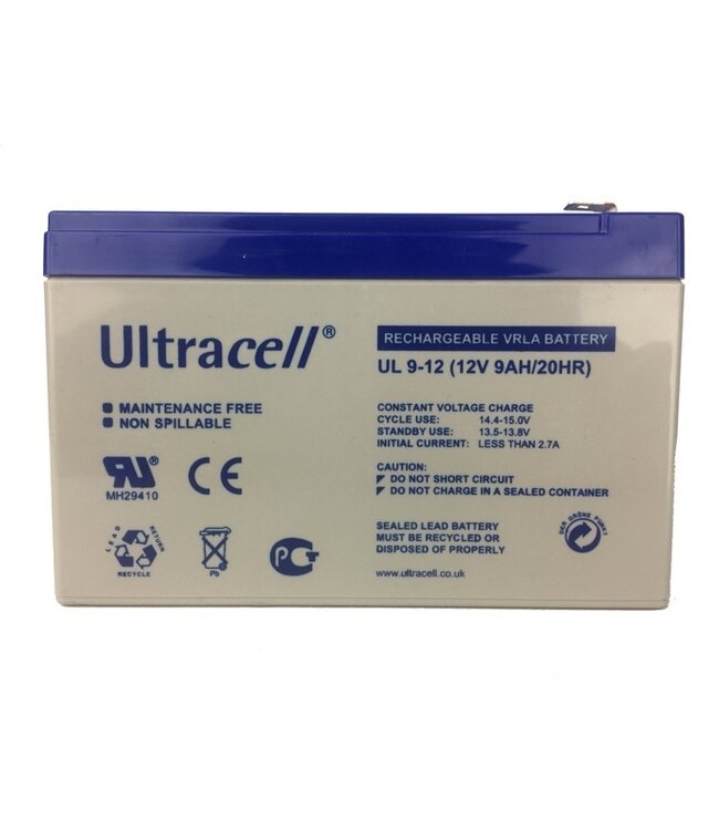 Ultracell Battery 12 volt, 9Ah