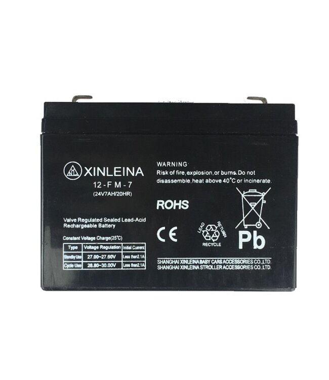 24 volt 7Ah accu XINLEINA