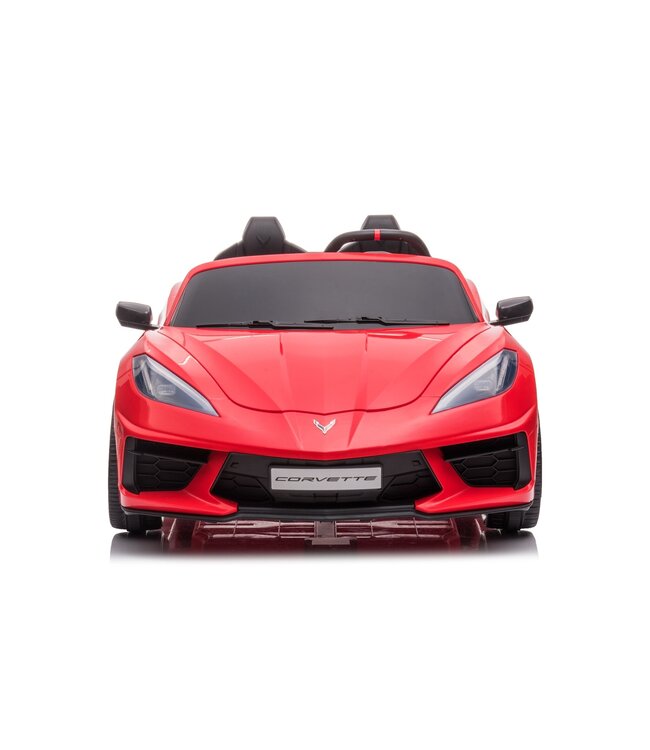 Corvette Stingray, an infant electric vehicle with 2 persons, 12 volts with the goma, as well as the customer!