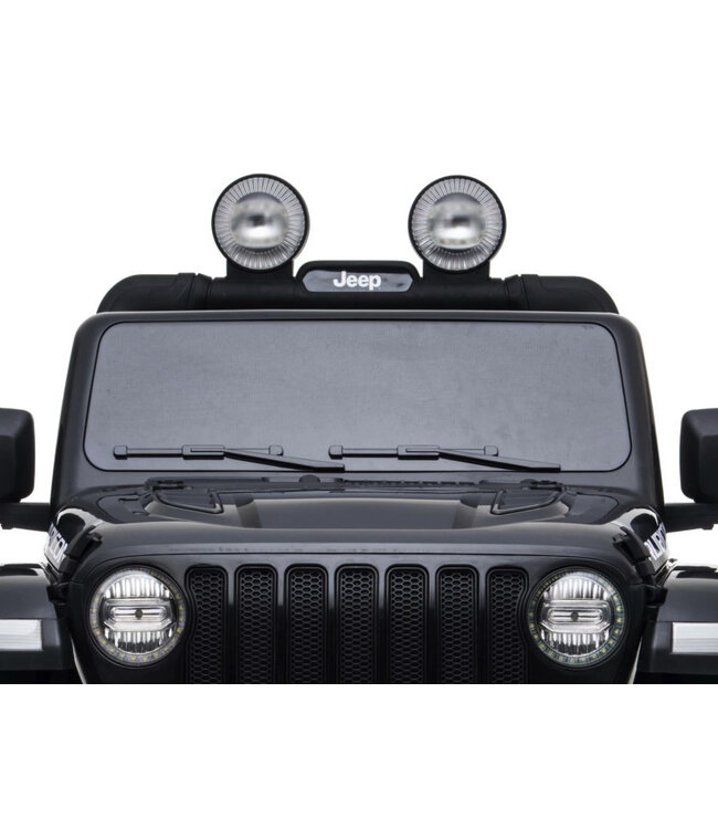 Jeep Wrangler Rubicon, 12-Volt-Elektro-Kinderauto, Ledersitz und mehr!