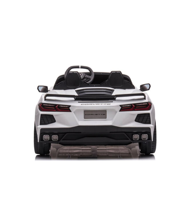 Corvette Stingray, un véhicule électrique pour bébé avec 2 personnes, 12 volts au goma, ainsi que le client !