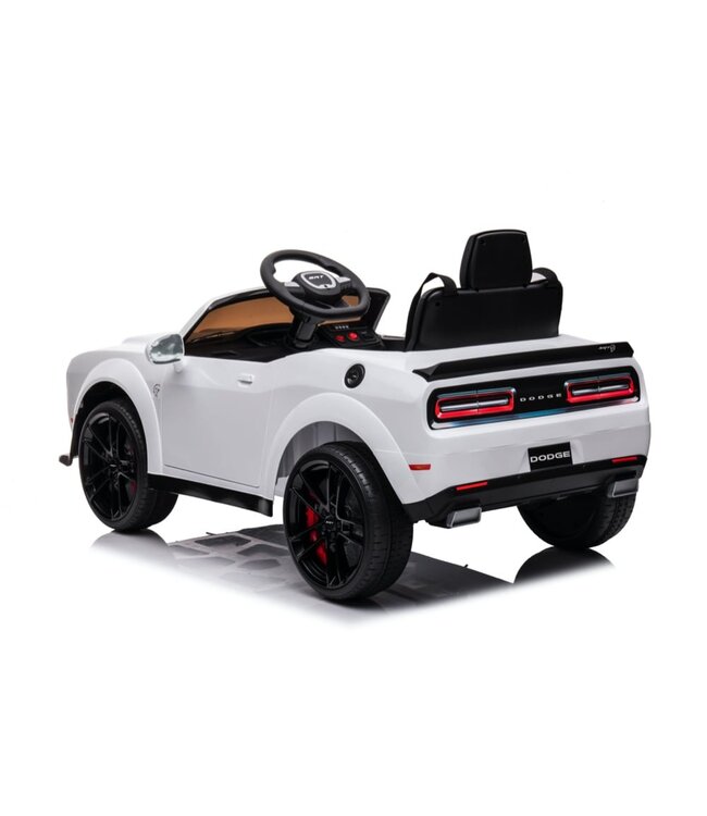 Dodge Challenger SRT, 12 volt electric children's car, Leather seat, Rubber tires, Children's Battery Car!
