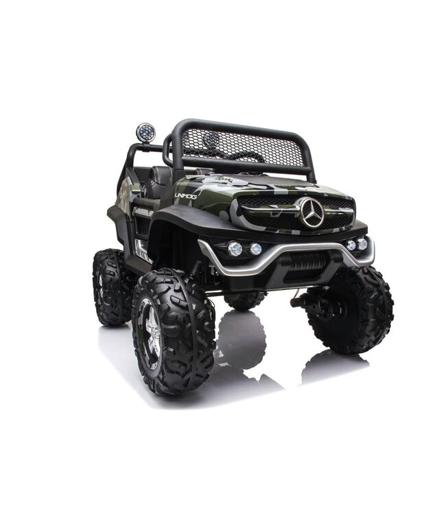 Mercedes-Benz Unimog, 12v kinder accu voertuig, buggy met vele opties