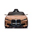 BMW i4, elektrische kinderauto, 12v, leren zitje, muziekmodule en meer!