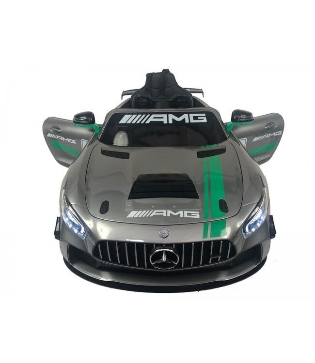 Véhicule à batterie Mercedes-Benz GT4 AMG avec écran MP4 et bien plus encore !