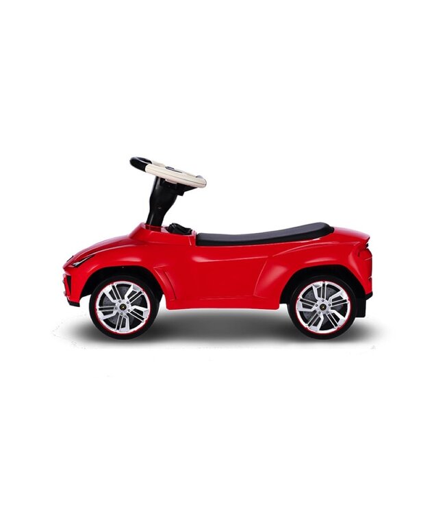 Lamborghini Urus loopauto met rubberen banden.