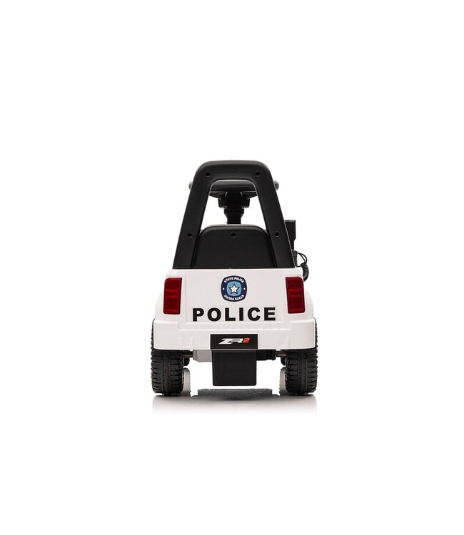 Police walking car with siren lights and a real Walkie Talkie