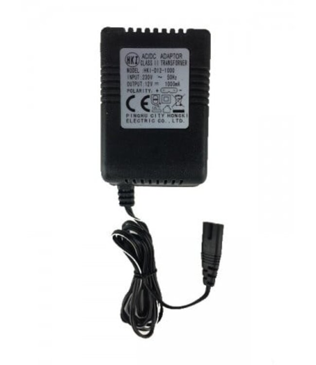 12 volt oplader voor kinder accu speelgoed (plat)