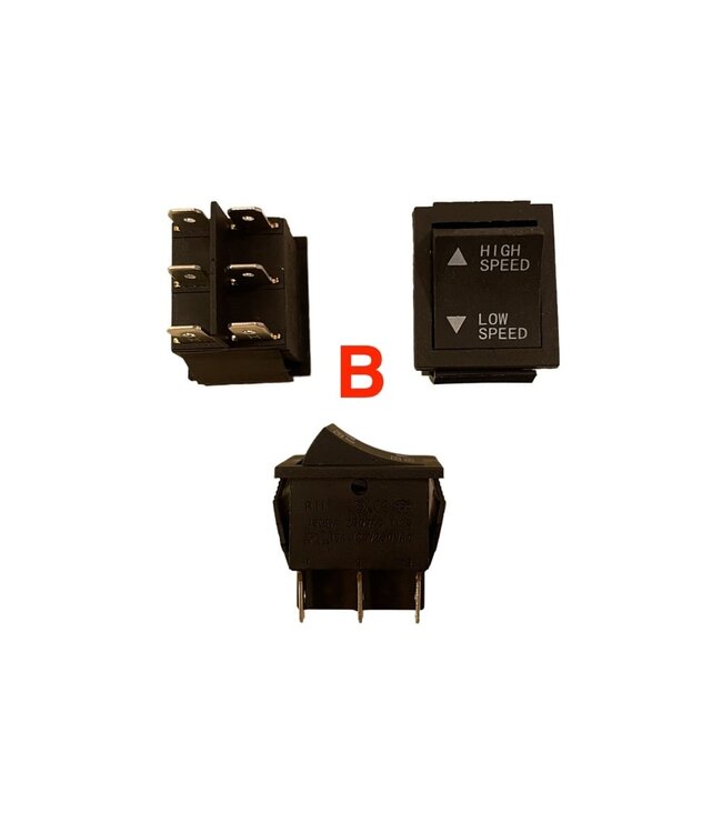 Switches and on/off buttons for electric children's cars, motorcycles and quads