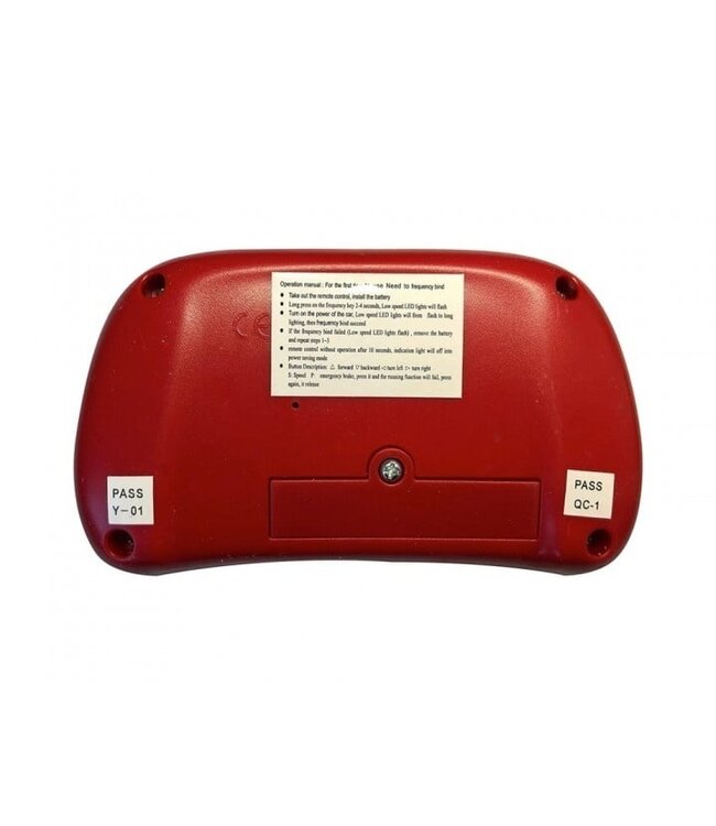 2.4 GHz Afstandsbediening t.b.v. elektrische kinderauto's (TX-20)