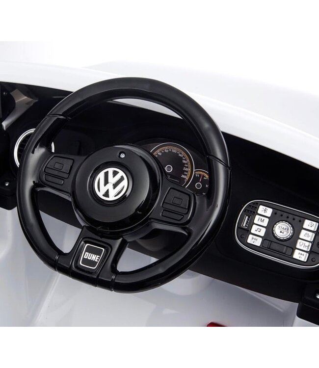 Volkswagen Beetle, 12 volt Kinder Accu Auto met rubberen banden en meer!