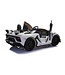 Lamborghini Aventador, 2-persoons 24 volt elektrische kinderauto met rubberen banden, leder zitje!