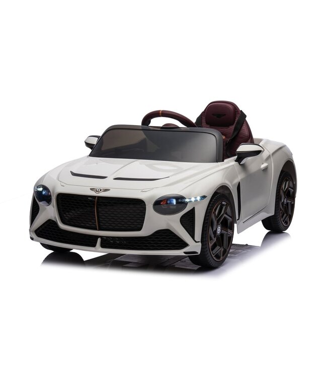 Bentley Bacalar, 12-Volt-Elektro-Kinderauto, Ledersitz, Gummireifen und mehr.