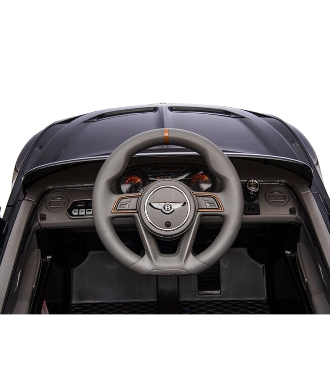 Bentley Bacalar, 12-Volt-Elektro-Kinderauto, Ledersitz, Gummireifen und mehr.