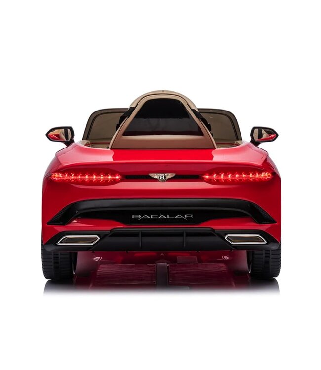 Bentley Bacalar, voiture électrique pour enfants 12 volts, siège en cuir, pneus en caoutchouc et plus encore.