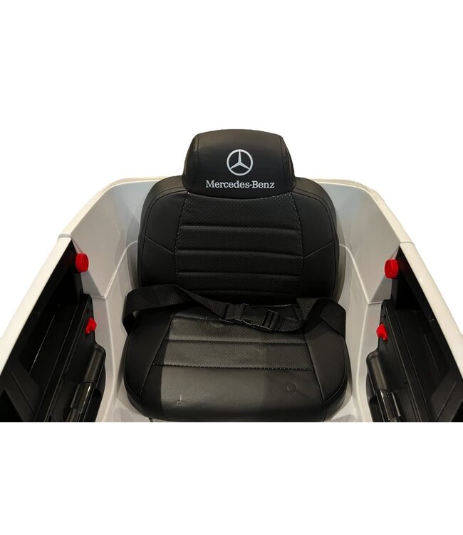 Mercedes-Benz EQA 250, 12 volt elektrische kinderauto met rubberen banden, leder zitje en meer!