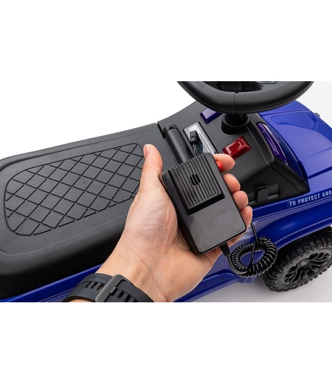 Polizei-Aufsitzauto mit Sirene und echtem Walkie-Talkie