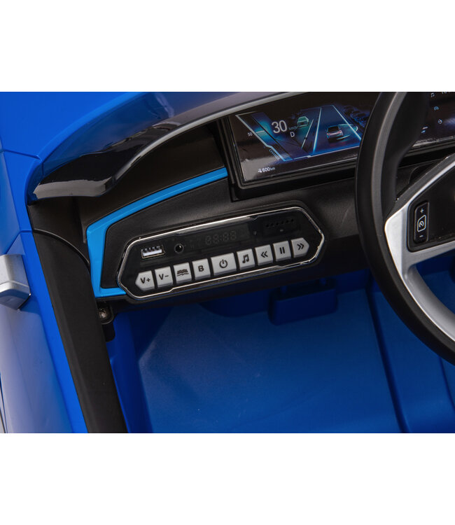 i4, voiture électrique pour enfants, 12v, siège en cuir, module musique et plus encore !