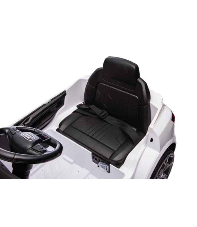 Audi S Q8, 12 volt electric children's car with rubber tires, leather seat and more