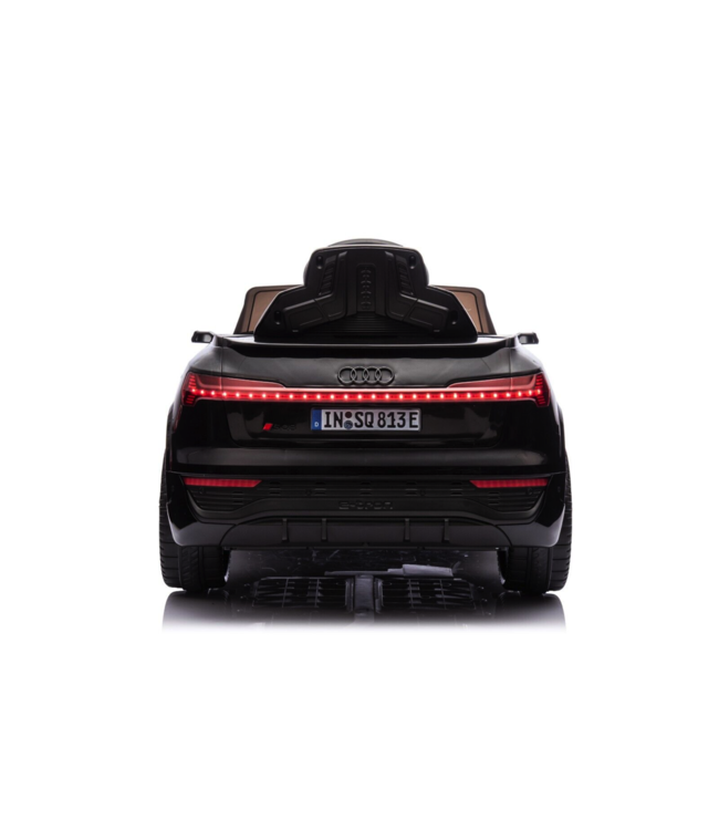 Audi S Q8, voiture électrique pour enfants de 12 volts avec pneus en caoutchouc, siège en cuir et plus