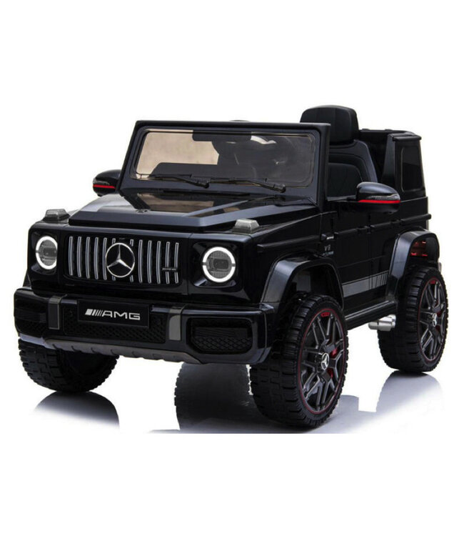 Mercedes G63, 12 volt Kinder Accu Auto, rubberen banden, leder zitje en meer!