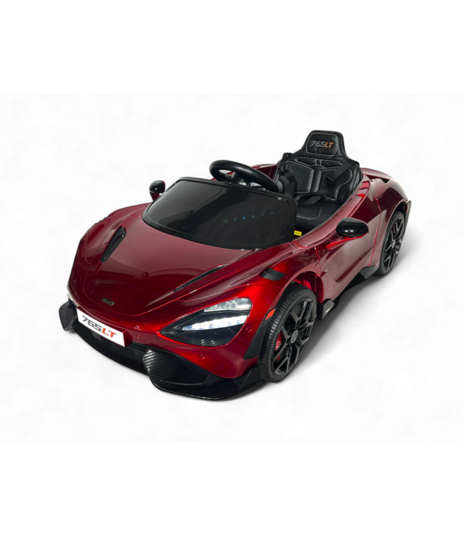 McLaren 765LT, 12-V-Batteriemotor für Kinder mit Gummireifen und mehr