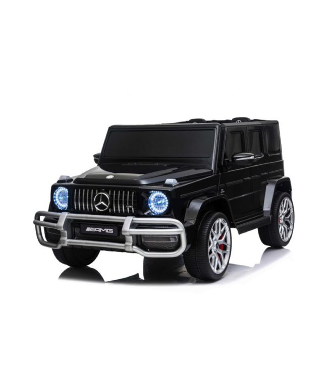 2 persoons Mercedes G63 AMG, 24v en 4x4 kinder accu voertuig!