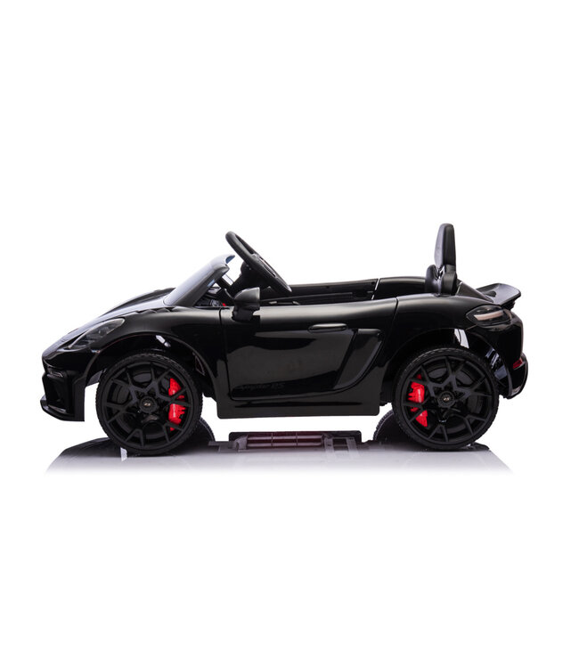 Porsche Spyder RS, 12 volt Lithium accu, rubberen banden, leder zitje en meer!