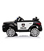 Polizeiauto, 12V Elektro-Kinderauto mit Gummireifen, Ledersitz und mehr