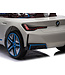 BMW i4, voiture électrique pour enfants, 12v, siège en cuir, module musique et plus encore !