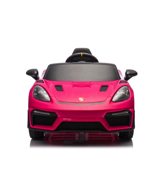 Porsche Spyder RS, voiture à batterie pour enfants de 12 volts, pneus en caoutchouc, siège en cuir et plus encore !