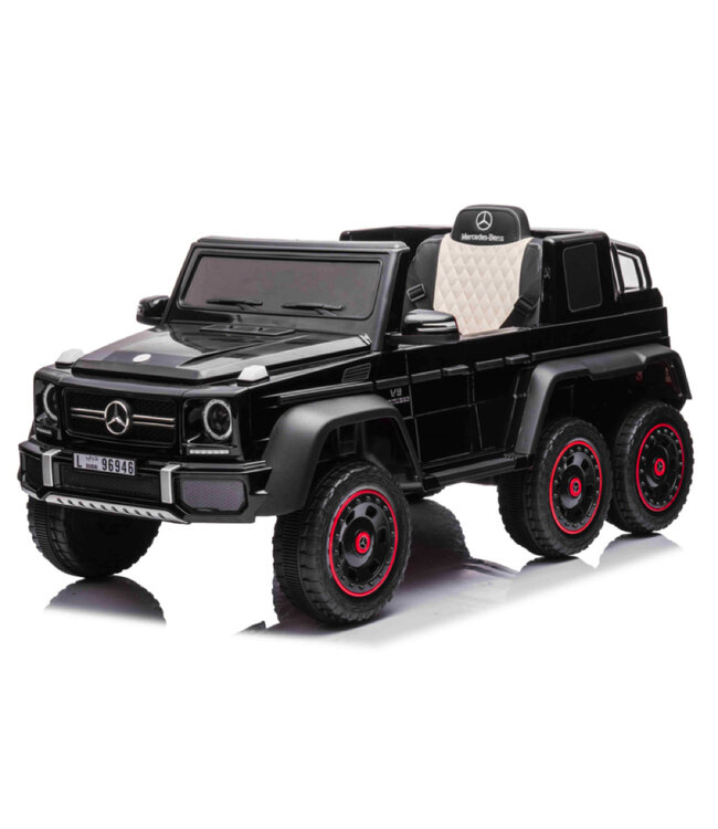 Mercedes-Benz G63 6x6, 12v avec pneus en caoutchouc et plus encore !