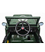 Jeep Army, Willy's Jeep 12 Volt Elektro-Kinderauto mit Allradantrieb, Gummireifen und Kunstledersitz!