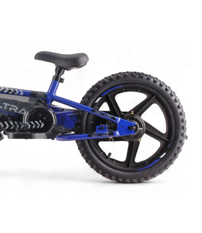 24 volt elektrische balance bike met 16 inch wielen, elektrische motor - blauw