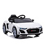 Audi R8 Sport, 12V-Kinderauto mit Gummireifen, Ledersitz, Musikmodul