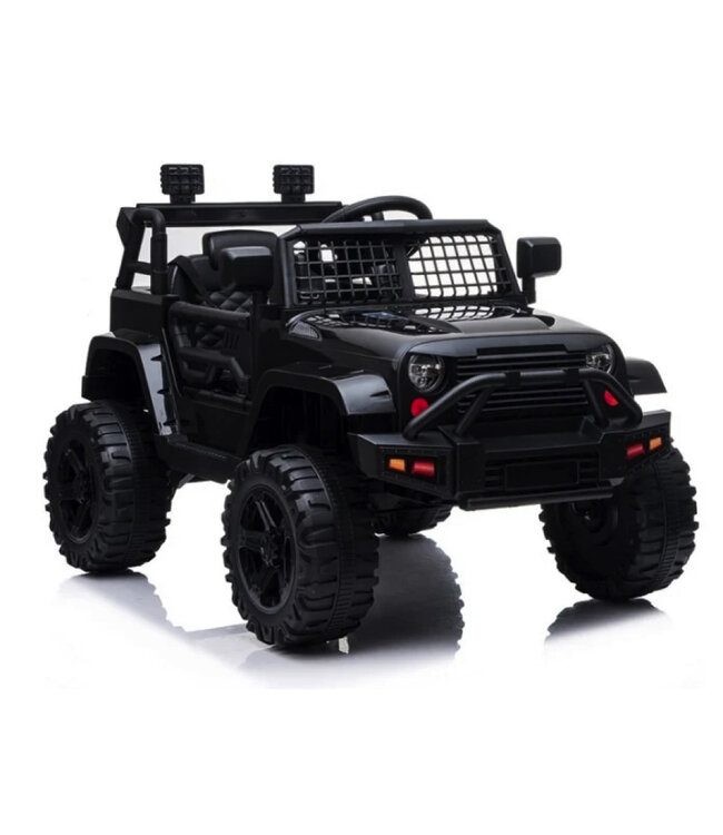 Jeep Mountain King, voiture électrique pour enfants 12 volts avec pneus en caoutchouc, suspension et plus encore !