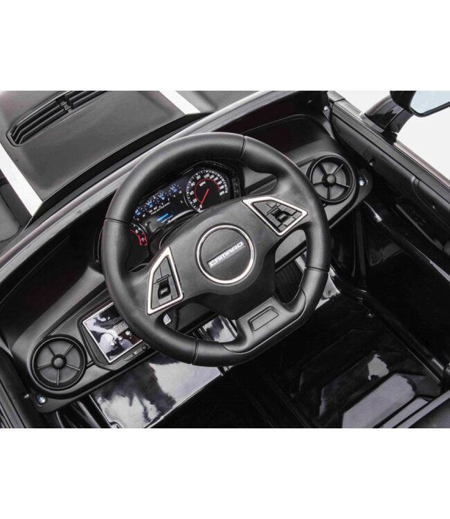 Chevrolet Camaro SS, 12V electric children's vehicle, leather seat, rubber tires