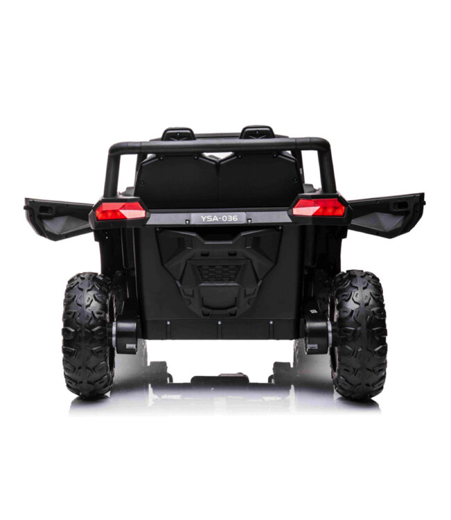 Beach Buggy, 12 volt elektrische kinderauto met EVA banden en kunstleder zitje!