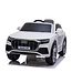 Audi Q8 Quattro S-line, 12 volt electric children's car with EVA tires, artificial leather seat and more!