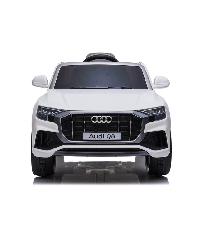 Audi Q8 Quattro S-line, 12 volt electric children's car with EVA tires, artificial leather seat and more!