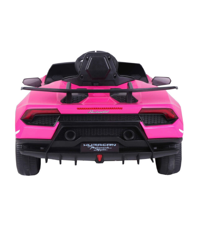 Lamborghini Huracan Performante, voiture électrique pour enfants 12v avec pneus EVA et siège en cuir artificiel !
