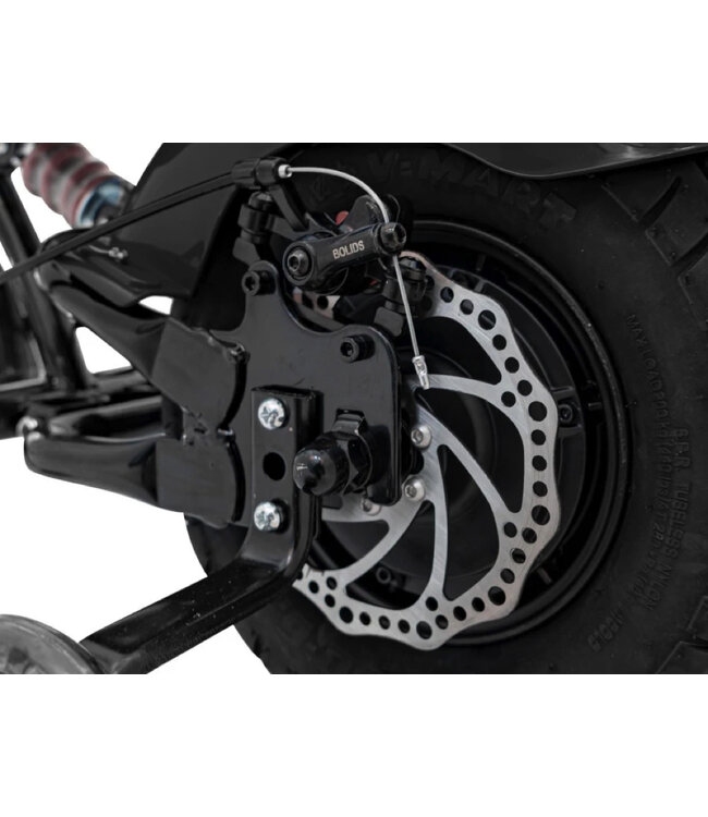 Chopper Warrior, 24 volt electric children's motorcycle with pneumatic tires and imitation leather seat!
