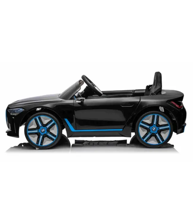 BMW i4, elektrische kinderauto, 12v, leren zitje, muziekmodule en meer!