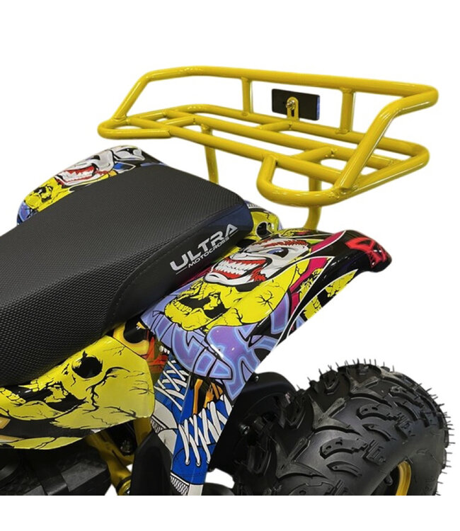 48 volt elektrische Quad met 1000 watt aandrijving, met bagagerek